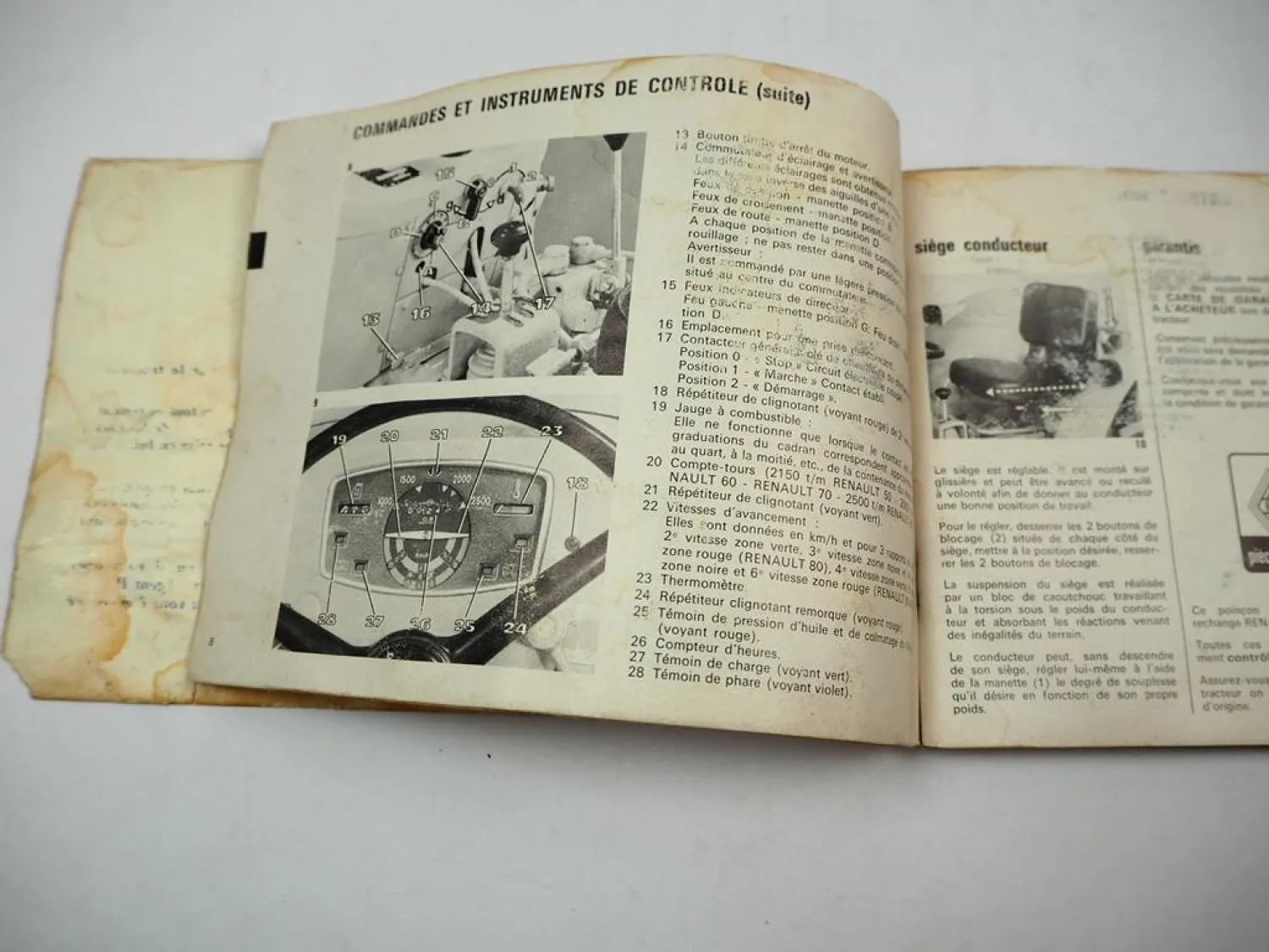 Renault 50 60 70 80 Betriebsanleitung Utilisation Entretien Operation Guide
