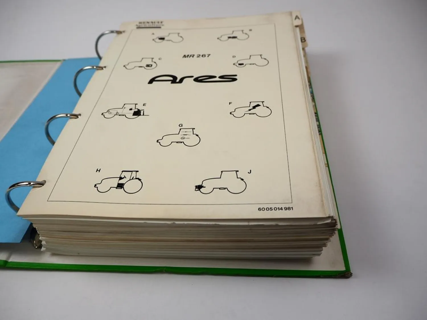 Renault Ares 540 550 610 620 630 Werkstatthandbuch Reparaturanleitung Kap. A - D