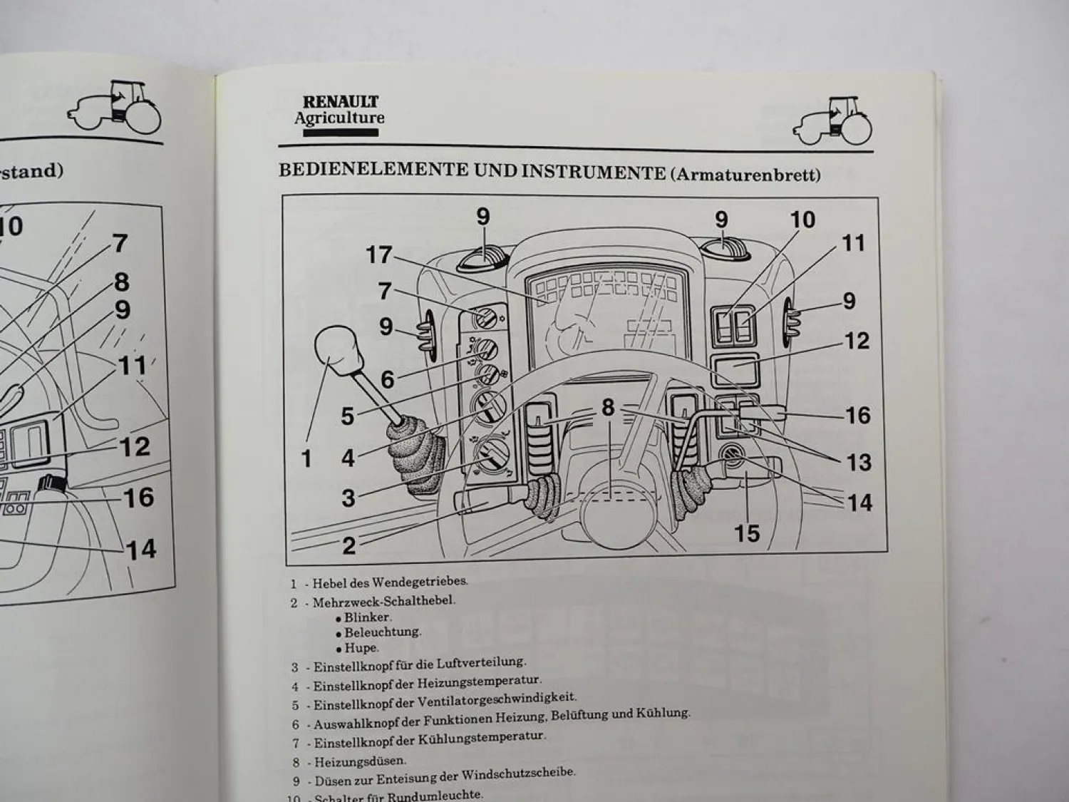 Renault Ares 710 720 Traktor Betriebsanleitung Bedienung Wartung 1997