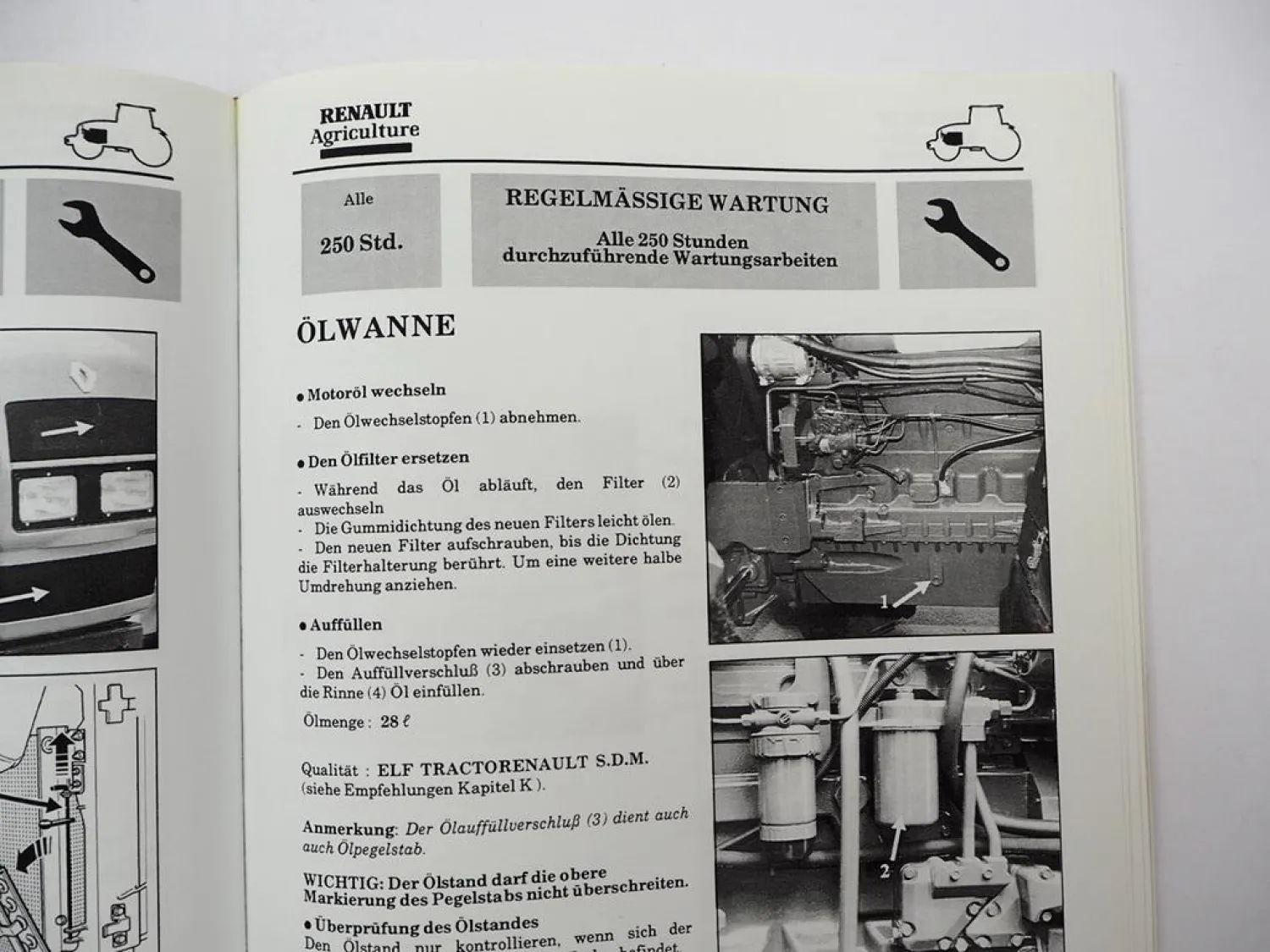 Renault Ares 710 720 Traktor Betriebsanleitung Bedienung Wartung 1997