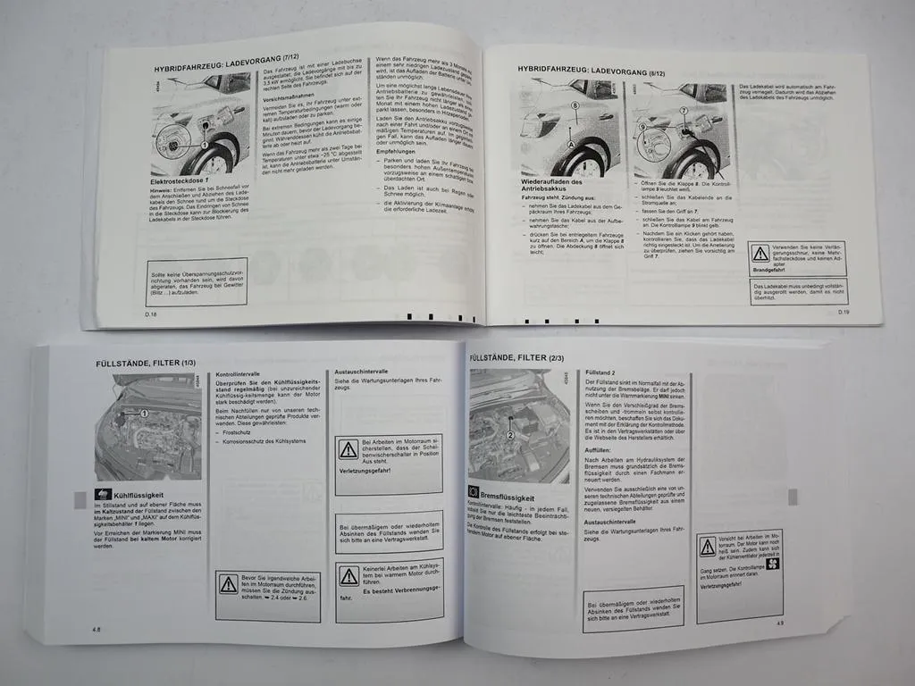 Renault Captur 2 + Plugin Hybrid Bedienungsanleitung Betriebsanleitung 2020