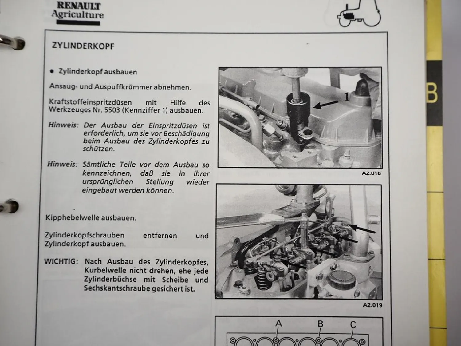 Renault Ceres 65 75 7 85 95 + X Traktor Reparaturanleitung Werkstatthandbuch