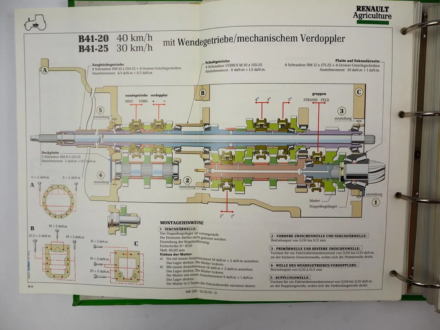 Renault Ceres 65 75 7 85 95 + X Traktor Reparaturanleitung Werkstatthandbuch