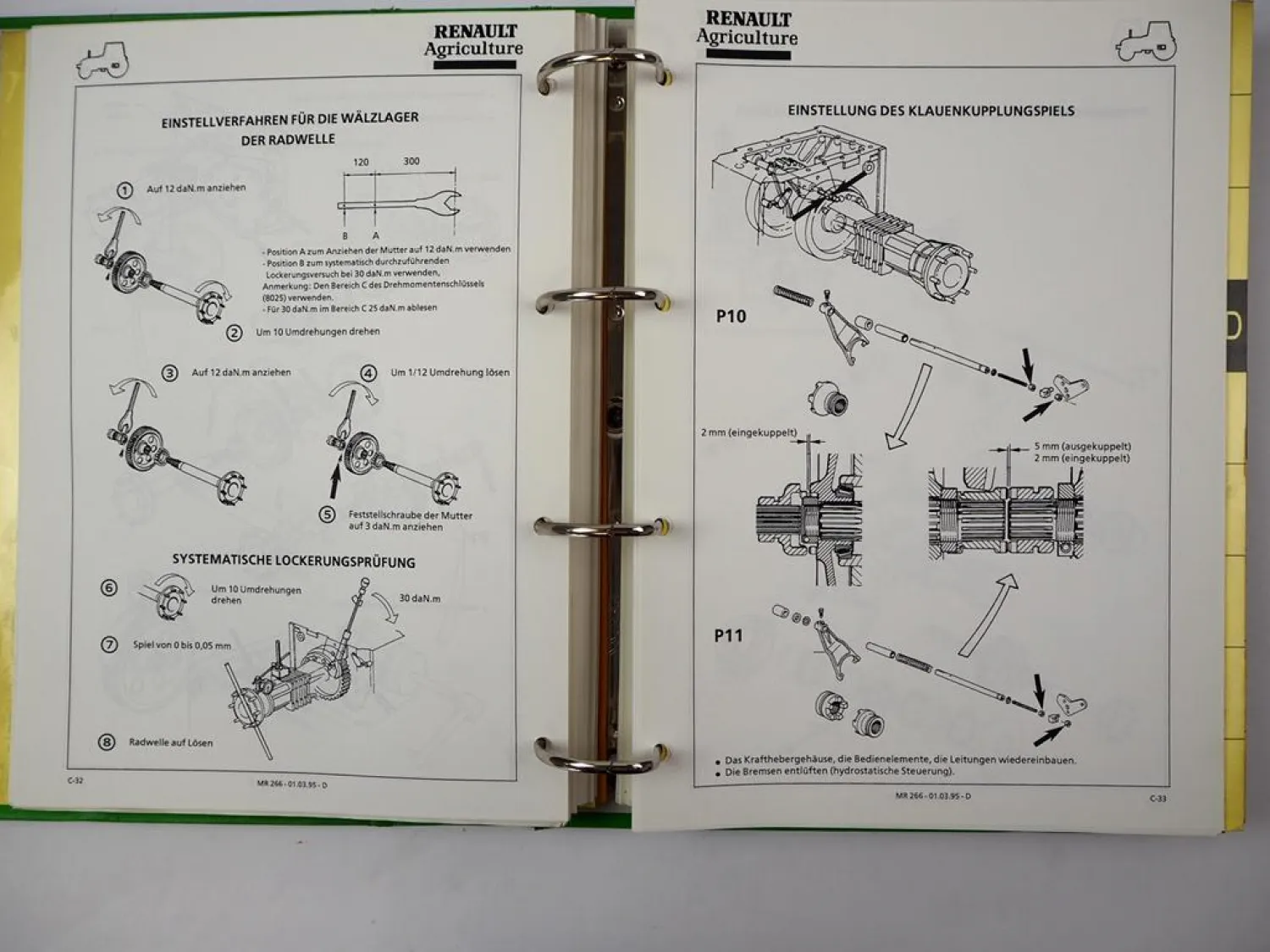 Renault Ceres 65 75 7 85 95 + X Traktor Reparaturanleitung Werkstatthandbuch