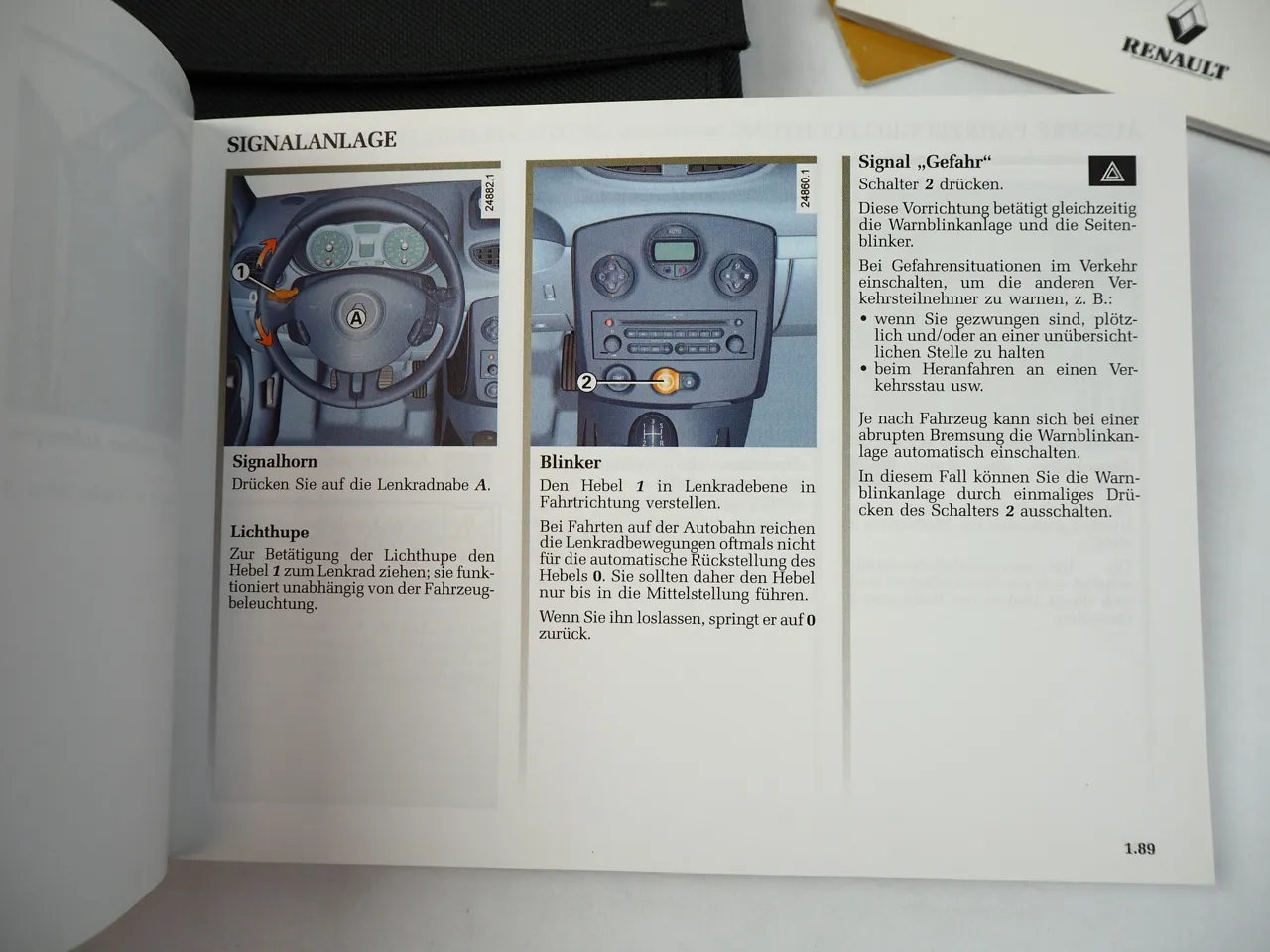 Renault Clio 3 Typ R Betriebsanleitung Bordmappe 2005