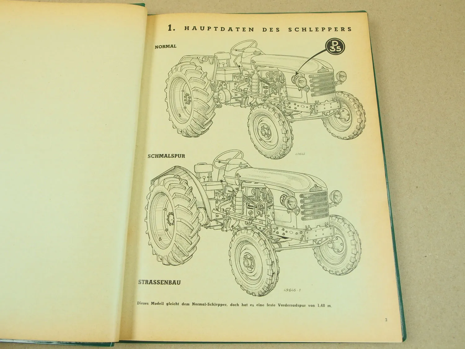 Renault D35 Ackerschlepper R7050 Reparaturhandbuch Werkstatthandbuch
