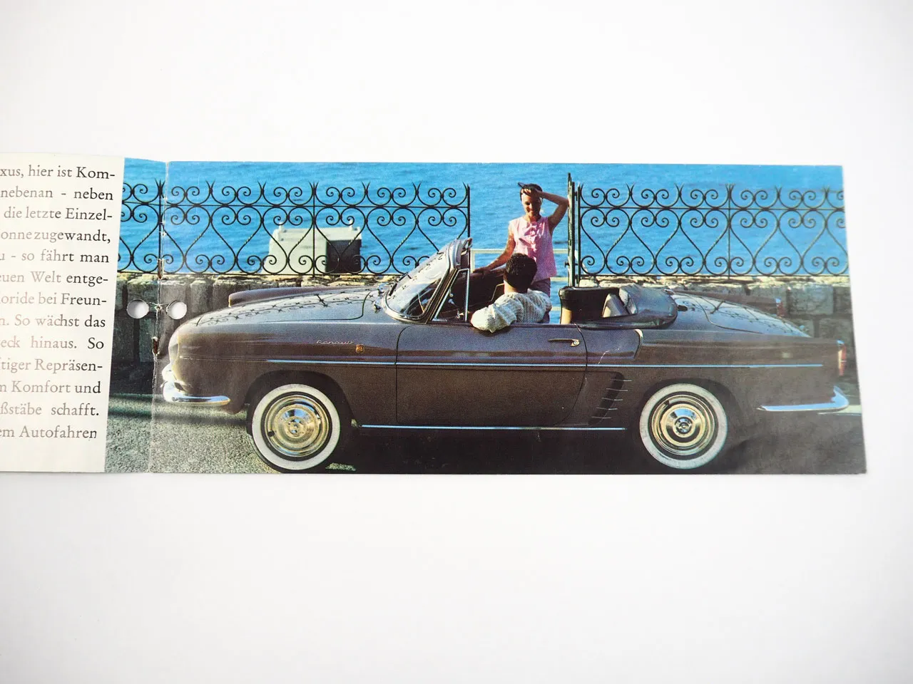 Renault Floride Prospekt 1960er Jahre