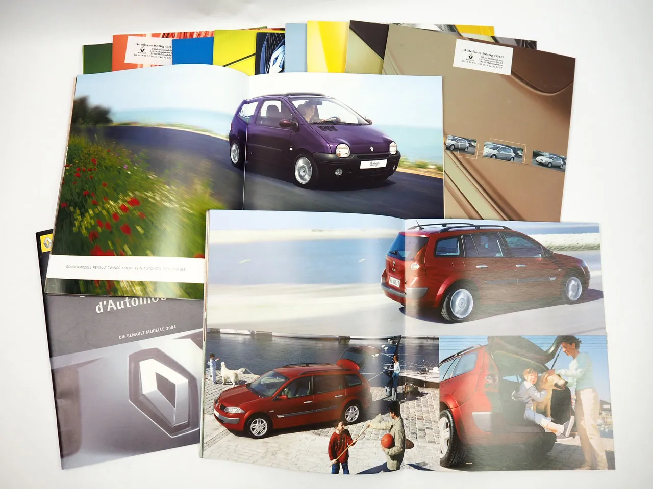 Renault Laguna Megane Scenic Trafic Master Clio Velsatis Twingo 12x Prospekt