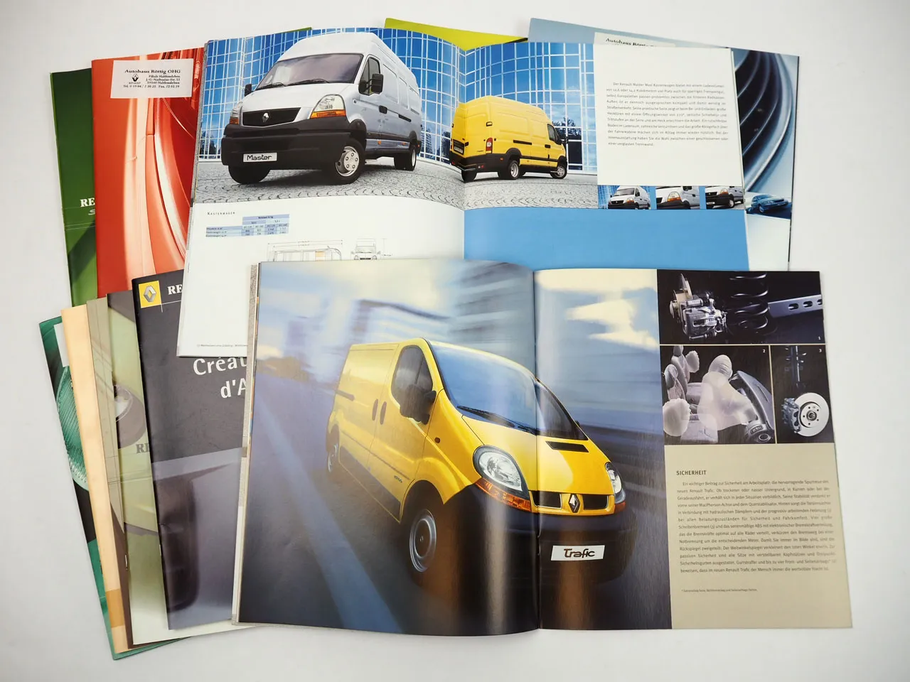 Renault Laguna Megane Scenic Trafic Master Clio Velsatis Twingo 12x Prospekt