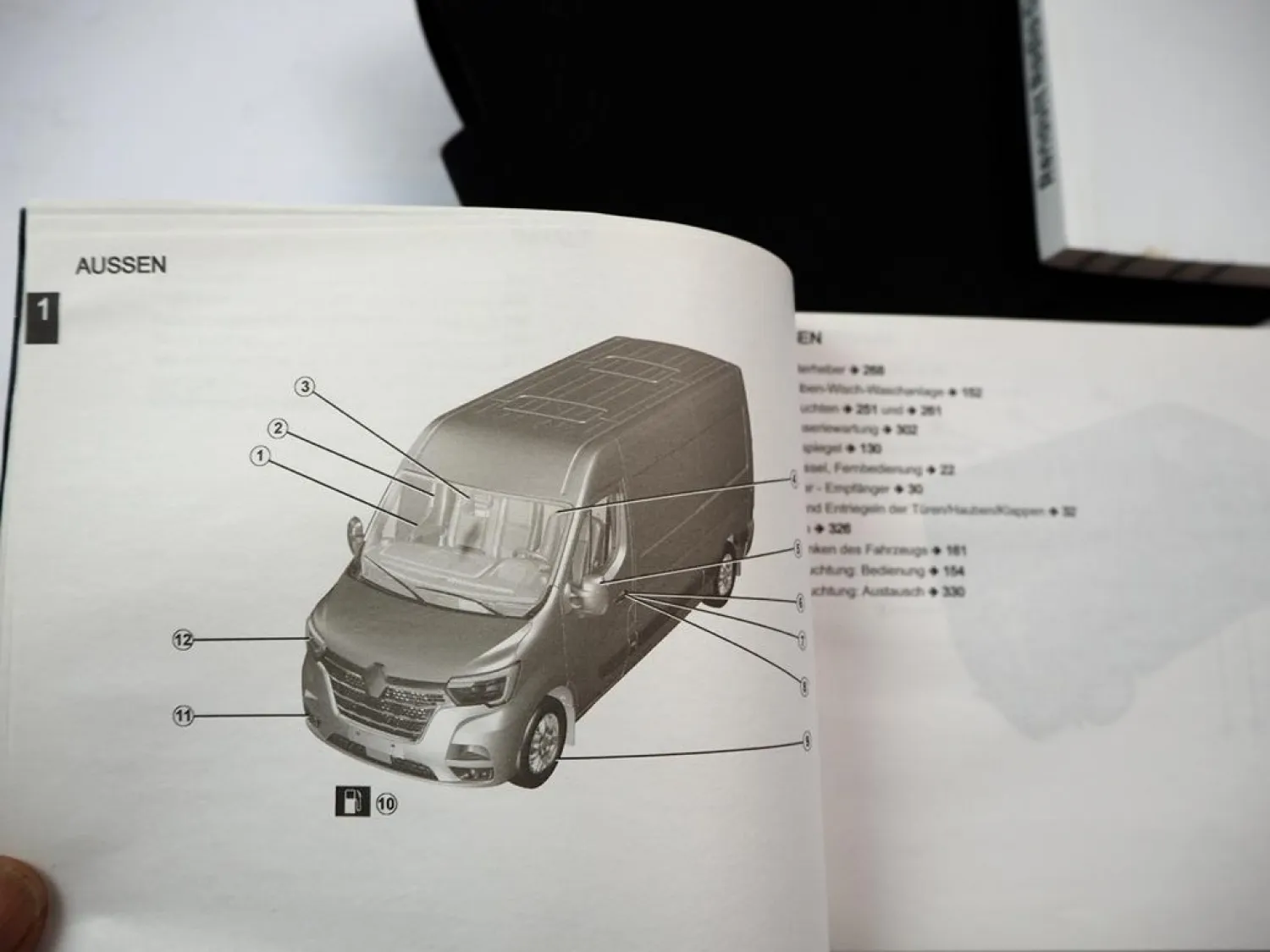 Renault Master 3 Bedienungsanleitung Betriebsanleitung 8/2023 Bordmappe Deutsch