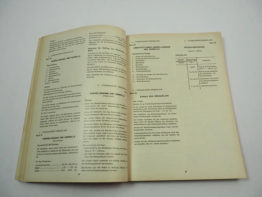 Renault Master Schlepper Reparaturhandbuch Werkstatthandbuch 1964