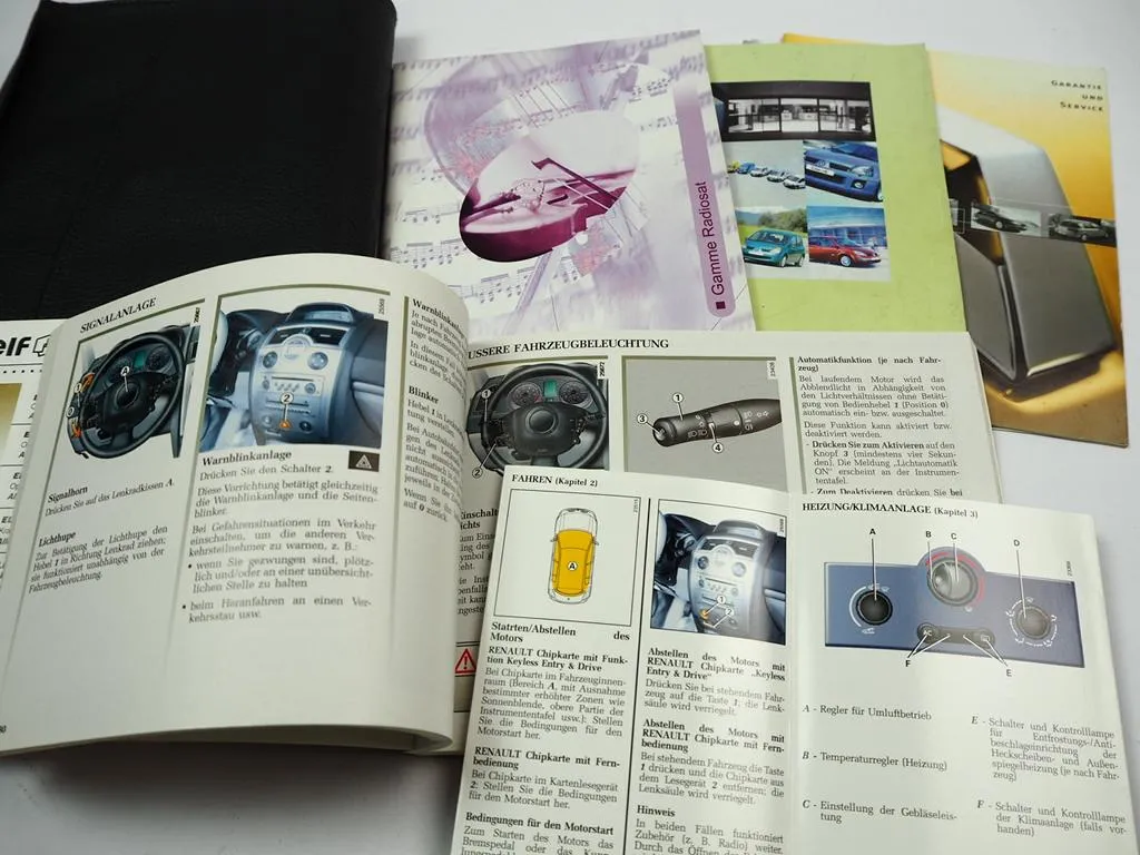 Renault Megane 2 Grandtour 2006 Betriebsanleitung Bedienungsanleitung Bordmappe