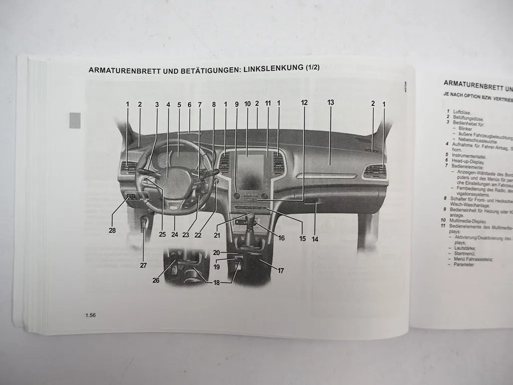Renault Megane 4 + E Tech Plugin Hybrid Bedienungsanleitung 2018/20