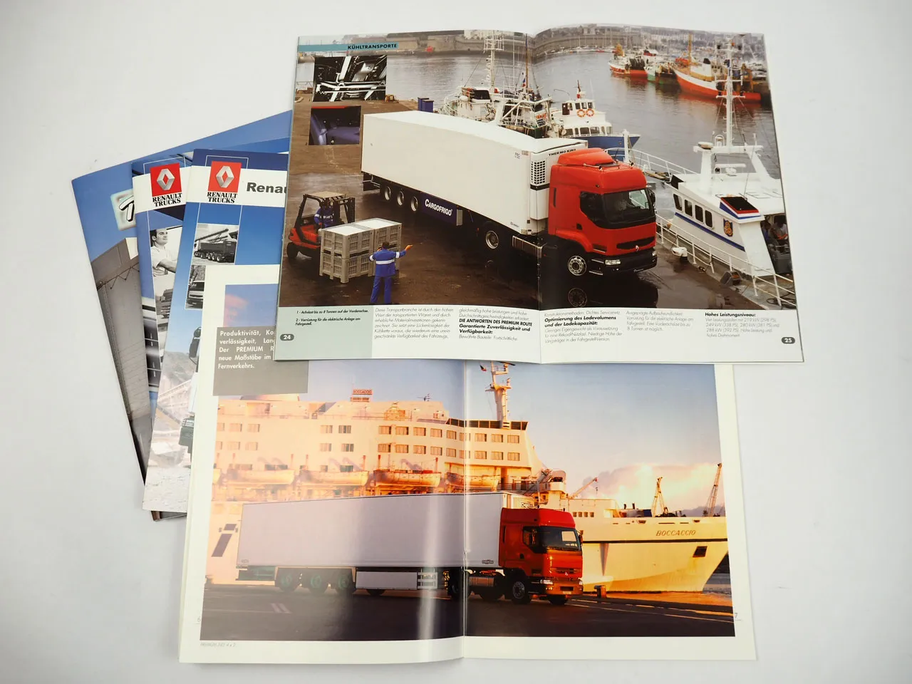 Renault Premium Route Lander Distribution LKW 5x Prospekt 1996/2003