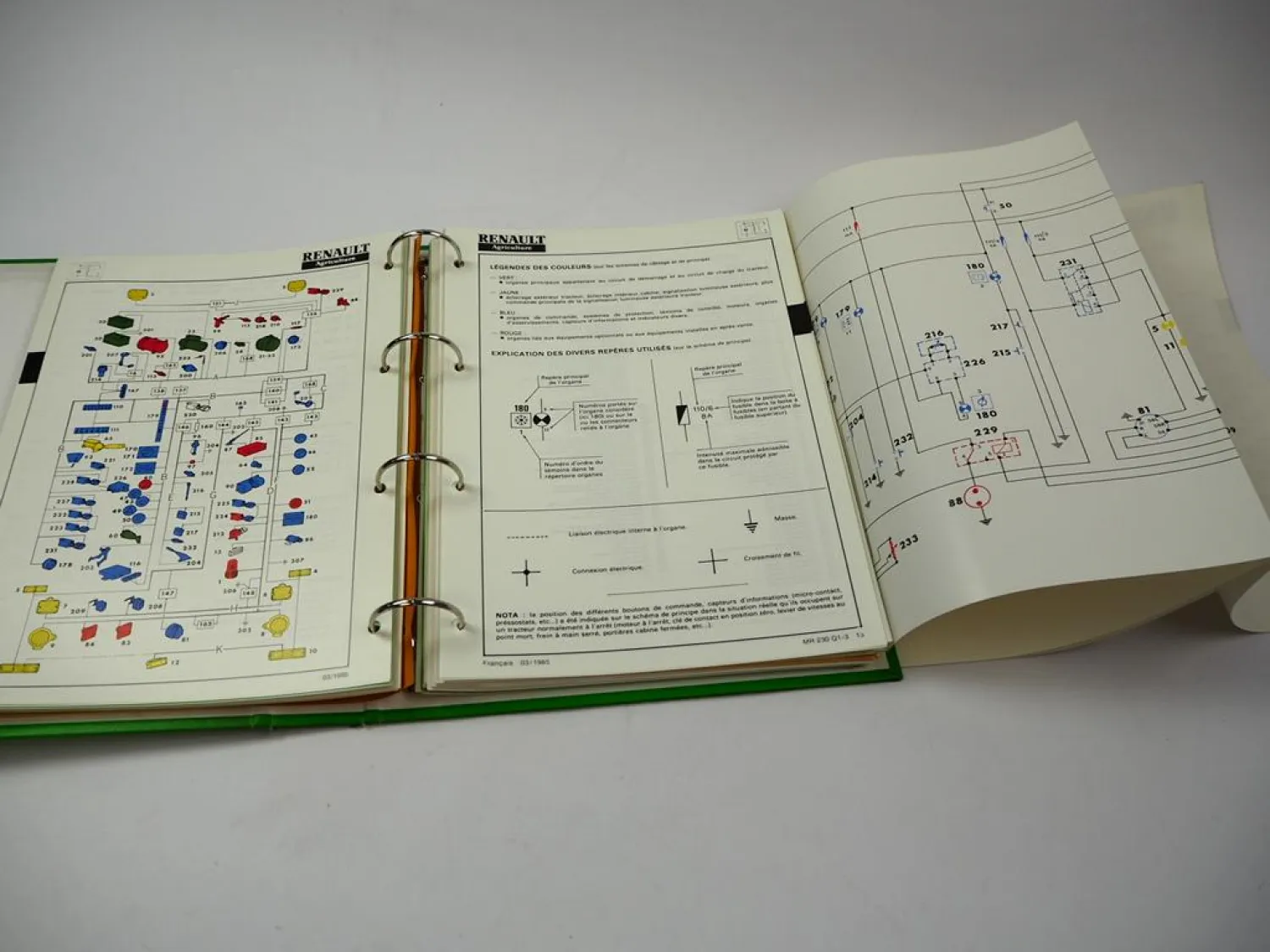 Renault TZ TX Traktor Verkabelung Schaltpläne Elektrik Werkstatthandbuch 1983-94