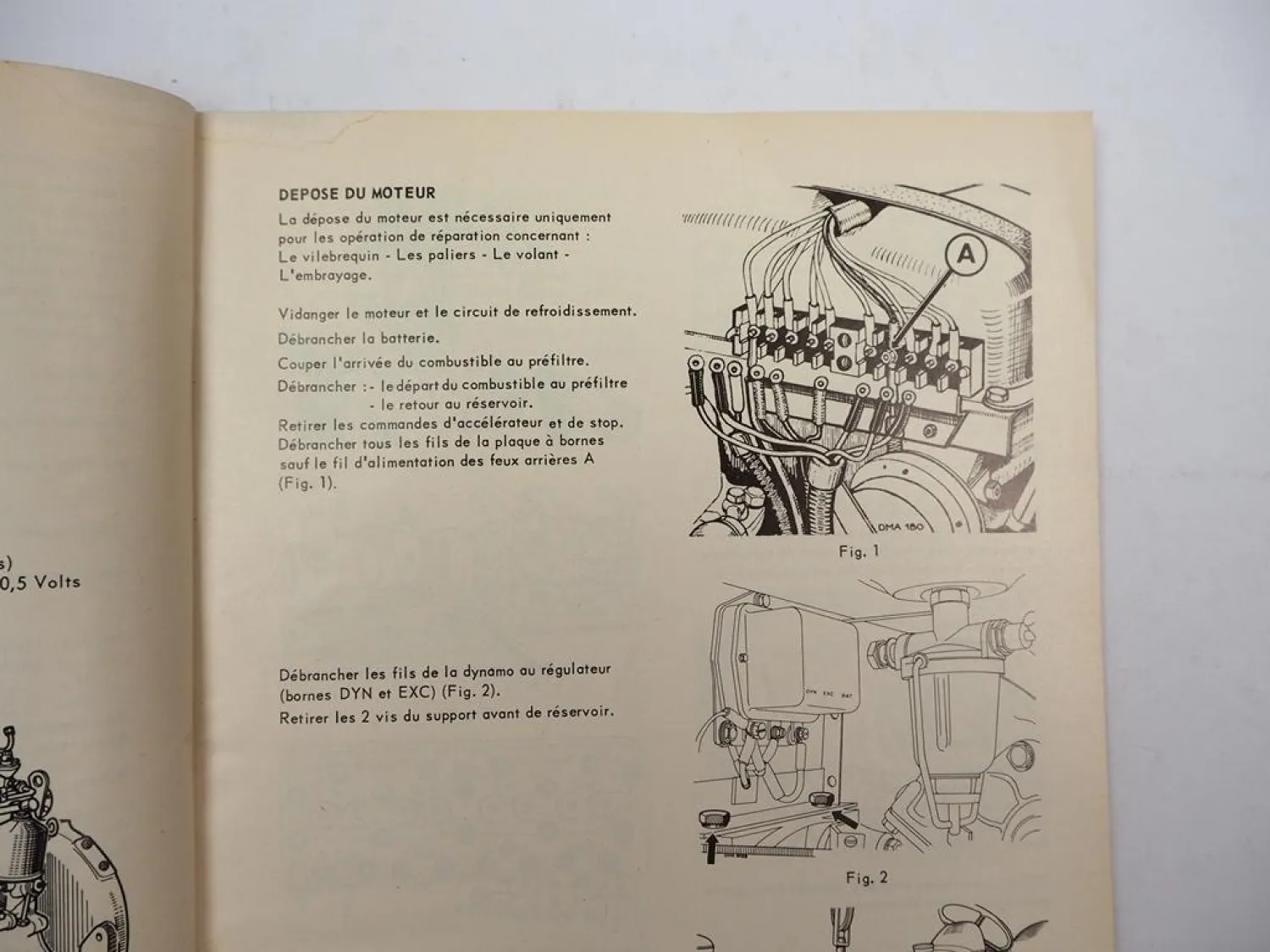 Renault X.D.P 4.85 R7201 Motor für Traktor Werkstatthandbuch Reparatur 1967
