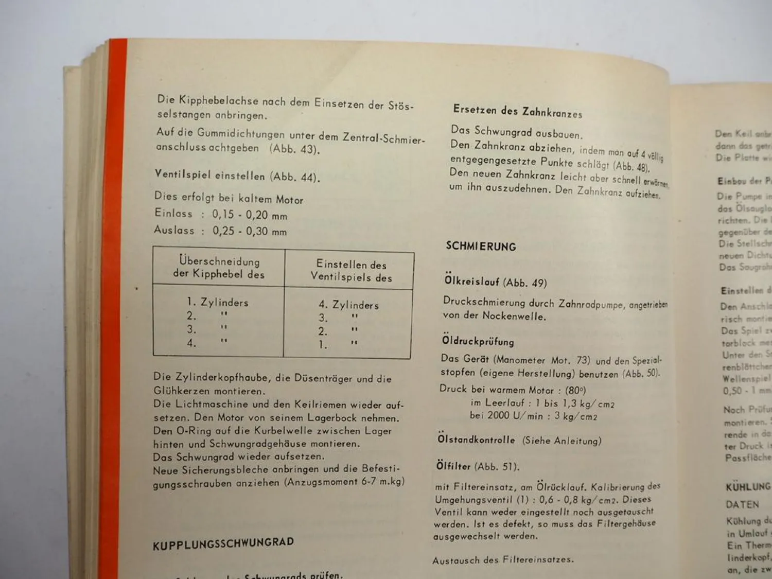 Renault X.D.P 4.85 R7201 Motor für Traktor Werkstatthandbuch Reparatur 1967