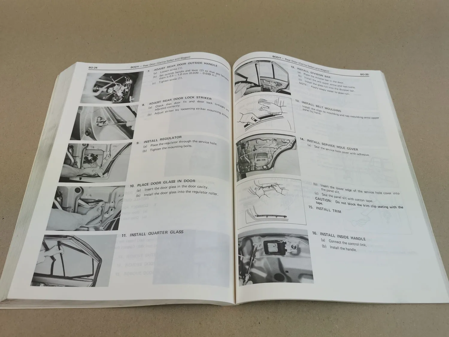 Repair Workshop Manual Toyota Celica TA60 62 RA 60 61 63 Chassis Body 1982