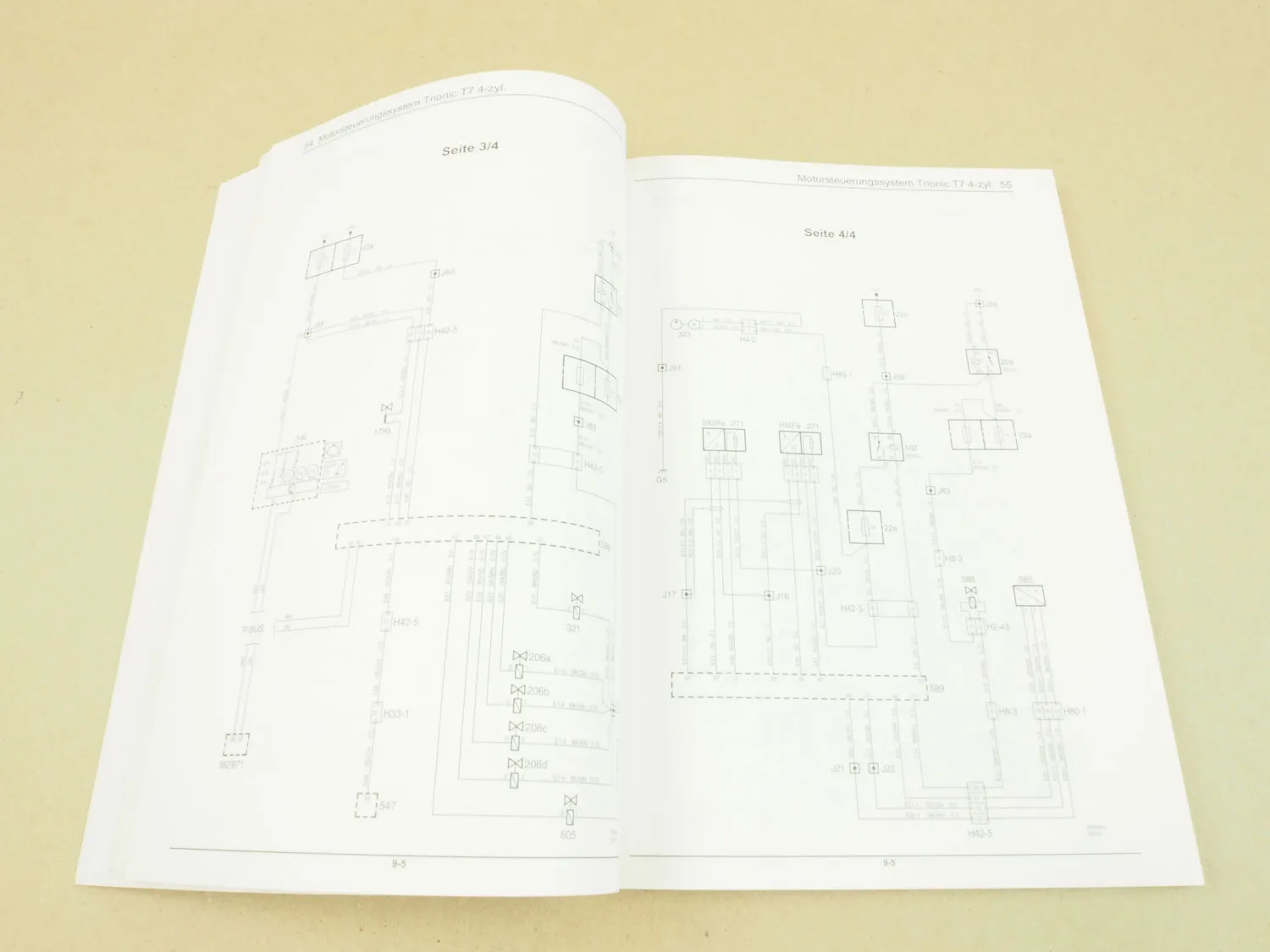 Reparaturanleitung Saab 9-5 2003 Elektrik elektrische Schaltpläne Schaltplan