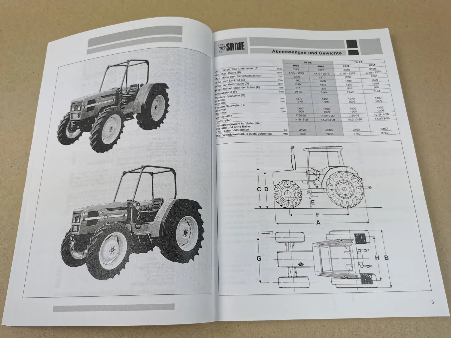 Reparaturanleitung Same Aster 60 70 Werkstatthandbuch