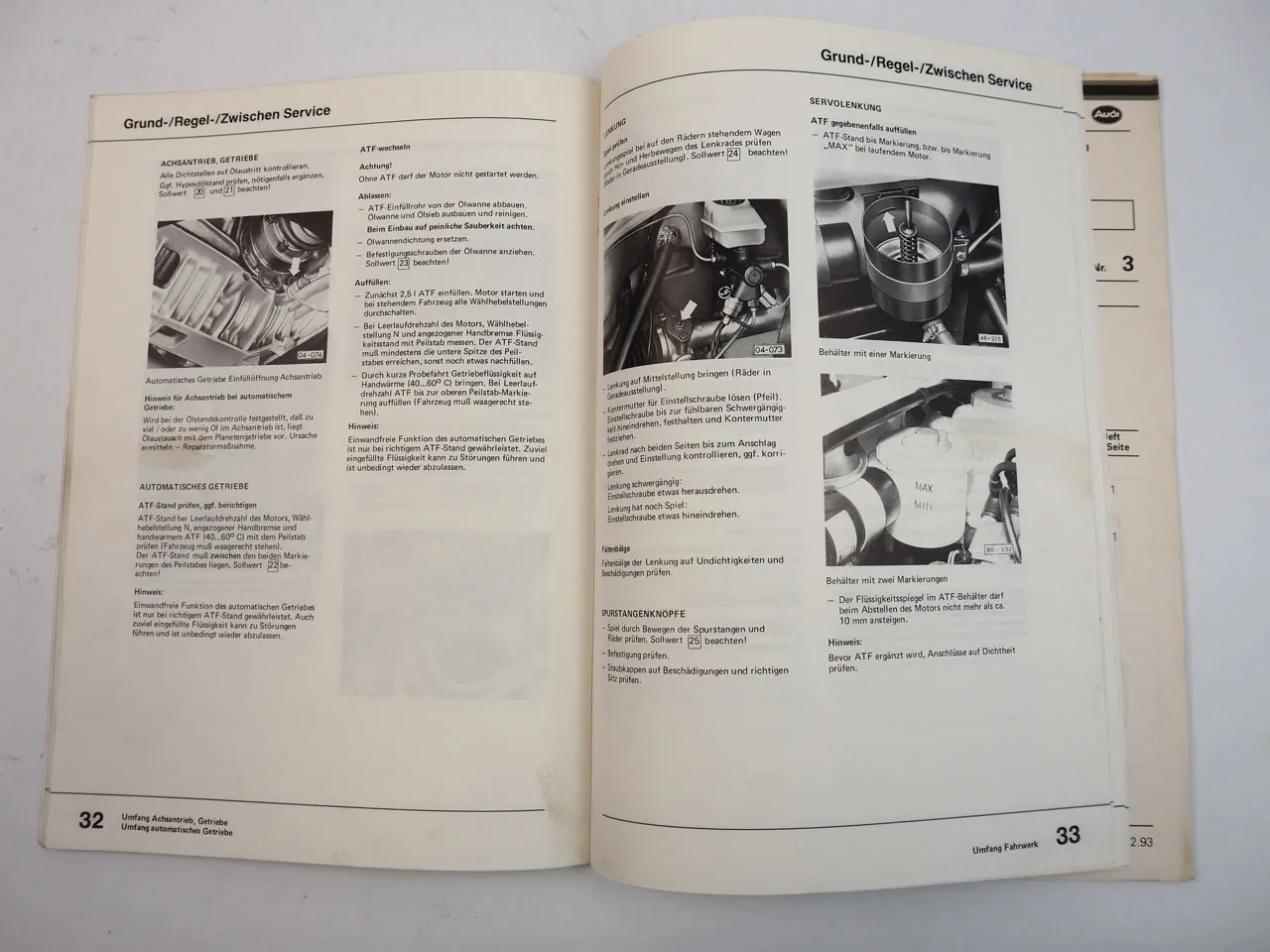 Reparaturleitfaden Audi 100 200 C2 Typ 43 Instandhaltung genau genommen 1976 -93