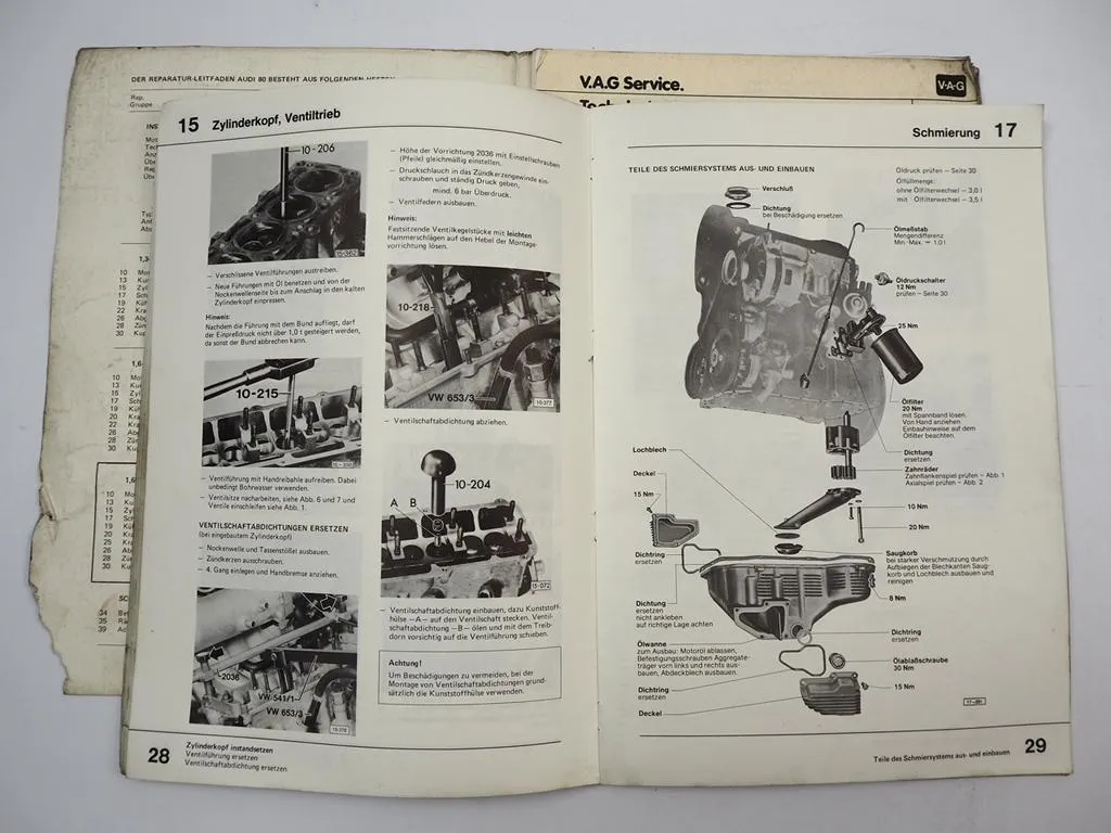 Reparaturleitfaden Audi 80 B2 Coupe 1,6 l Einspritzmotor K-Jetronic Werkstatthandbuch 1981