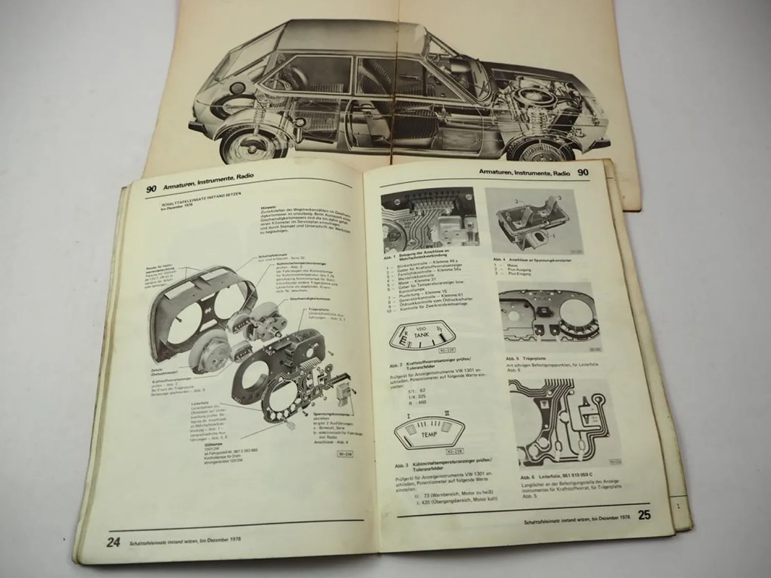 Reparaturleitfaden & SSP VW Polo 1 Typ 86 Elektrische Anlage Heizung 1975/79