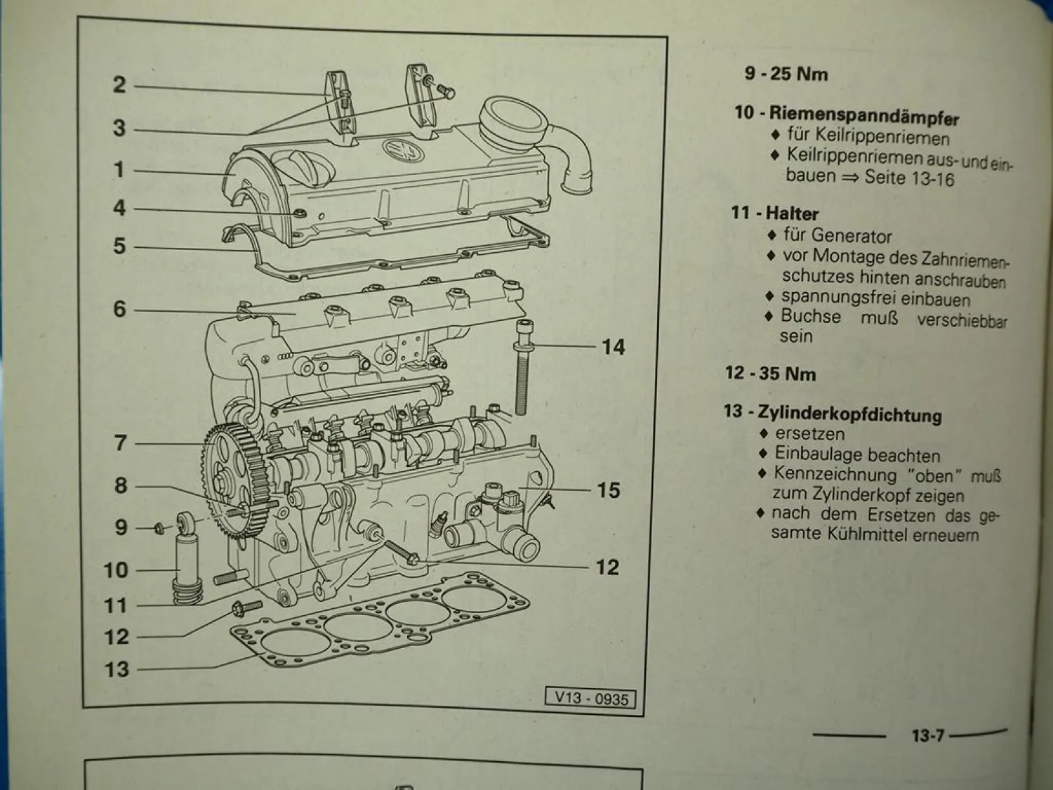 Reparaturleitfaden VW Corrado G60 1,8l Werkstatthandbuch Motor PG G-Lader