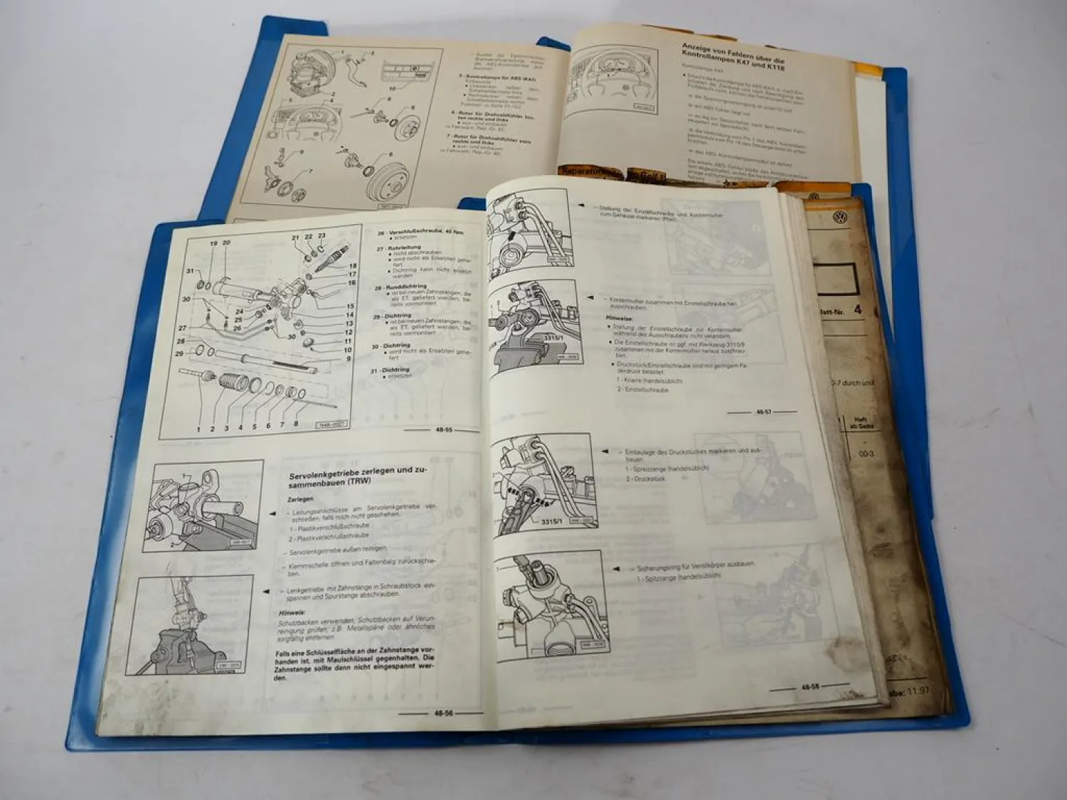 Reparaturleitfaden VW Golf 3 GTI VR6 TDI Fahrwerk Achsen Bremsen ABS 1992 -1997