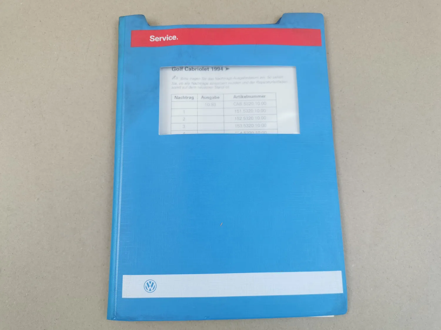 Reparaturleitfaden VW Golf Cabriolet Karosserie Instandsetzung ab 1994