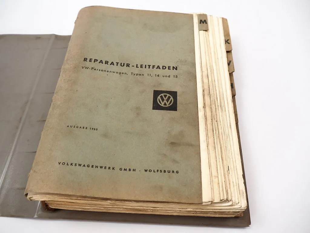 Reparaturleitfaden VW Käfer Typen 11 14 15 ab 1960 Werkstatthandbuch 1965