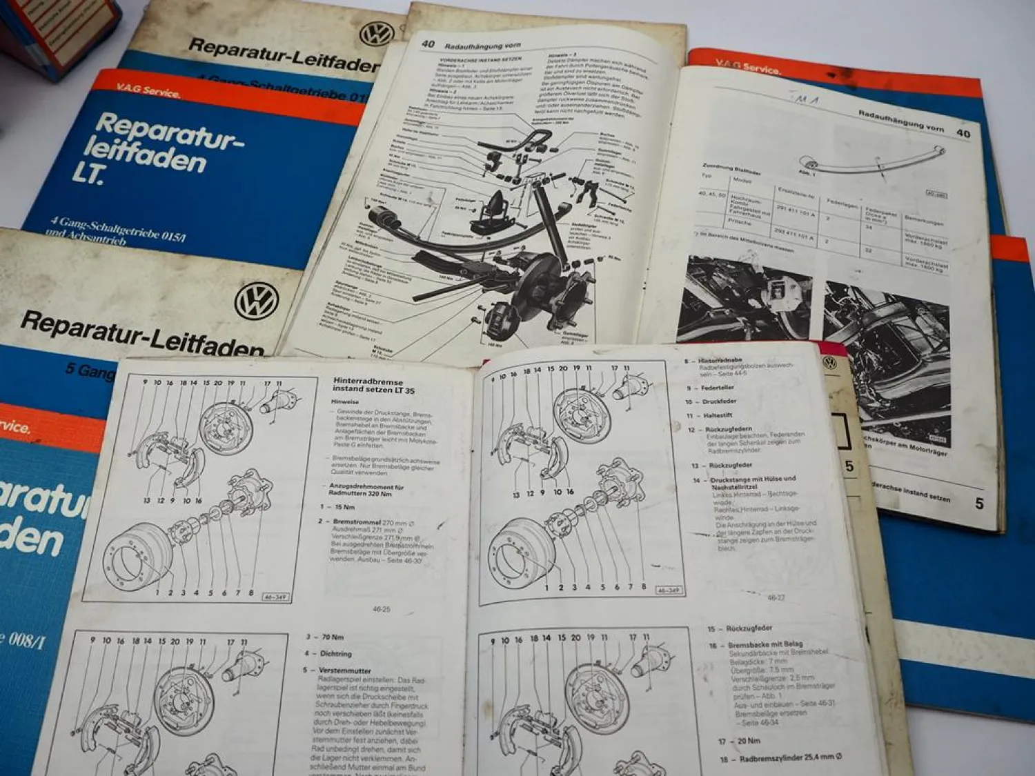 Reparaturleitfaden VW LT 1 Werkstatthandbuch Set Camping Florida & 4x4 Allrad
