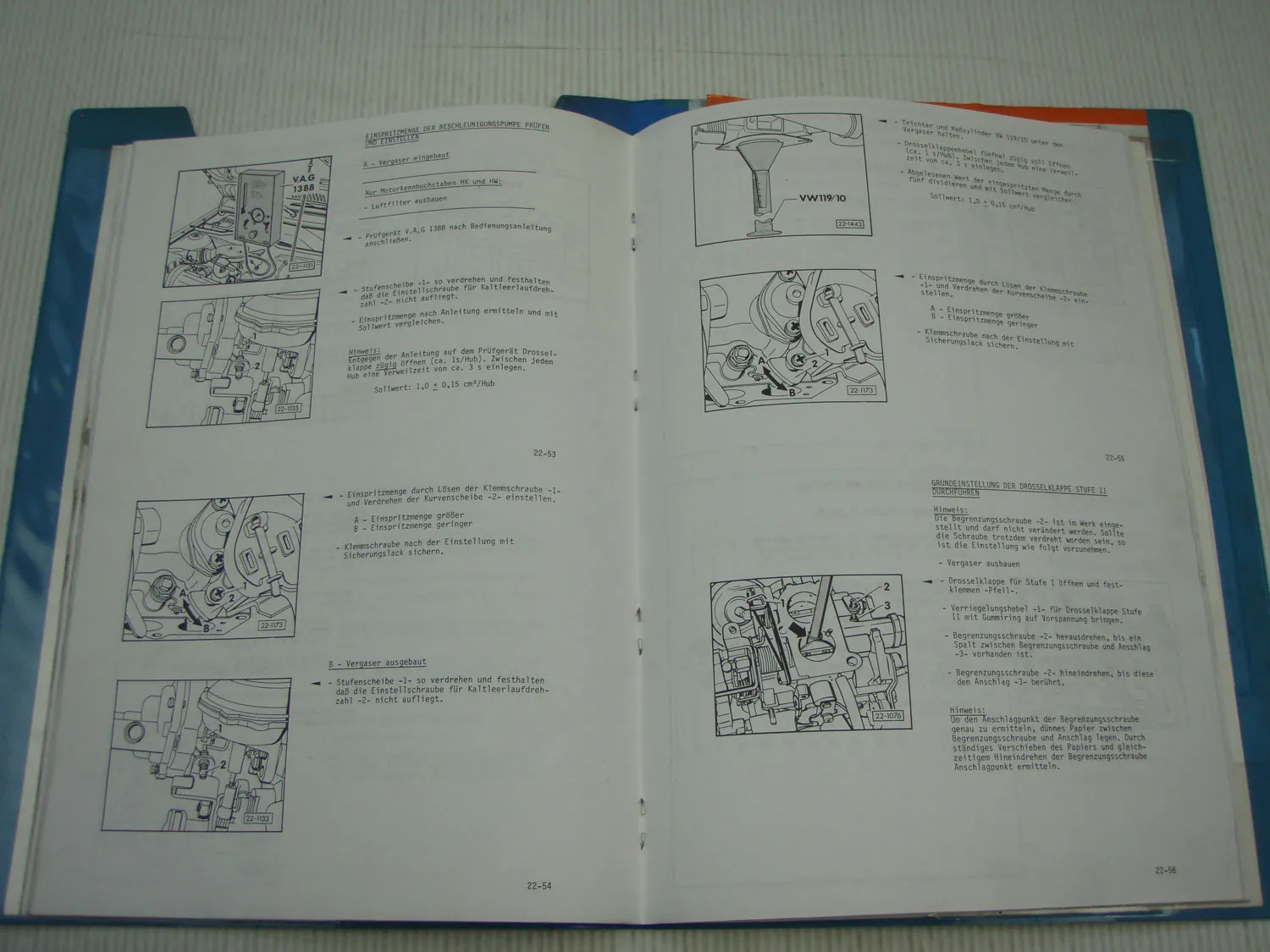 Reparaturleitfaden VW Polo 2 Typ 86C PIC 2E3-Vergaser Zündanlage 1982 - 1990