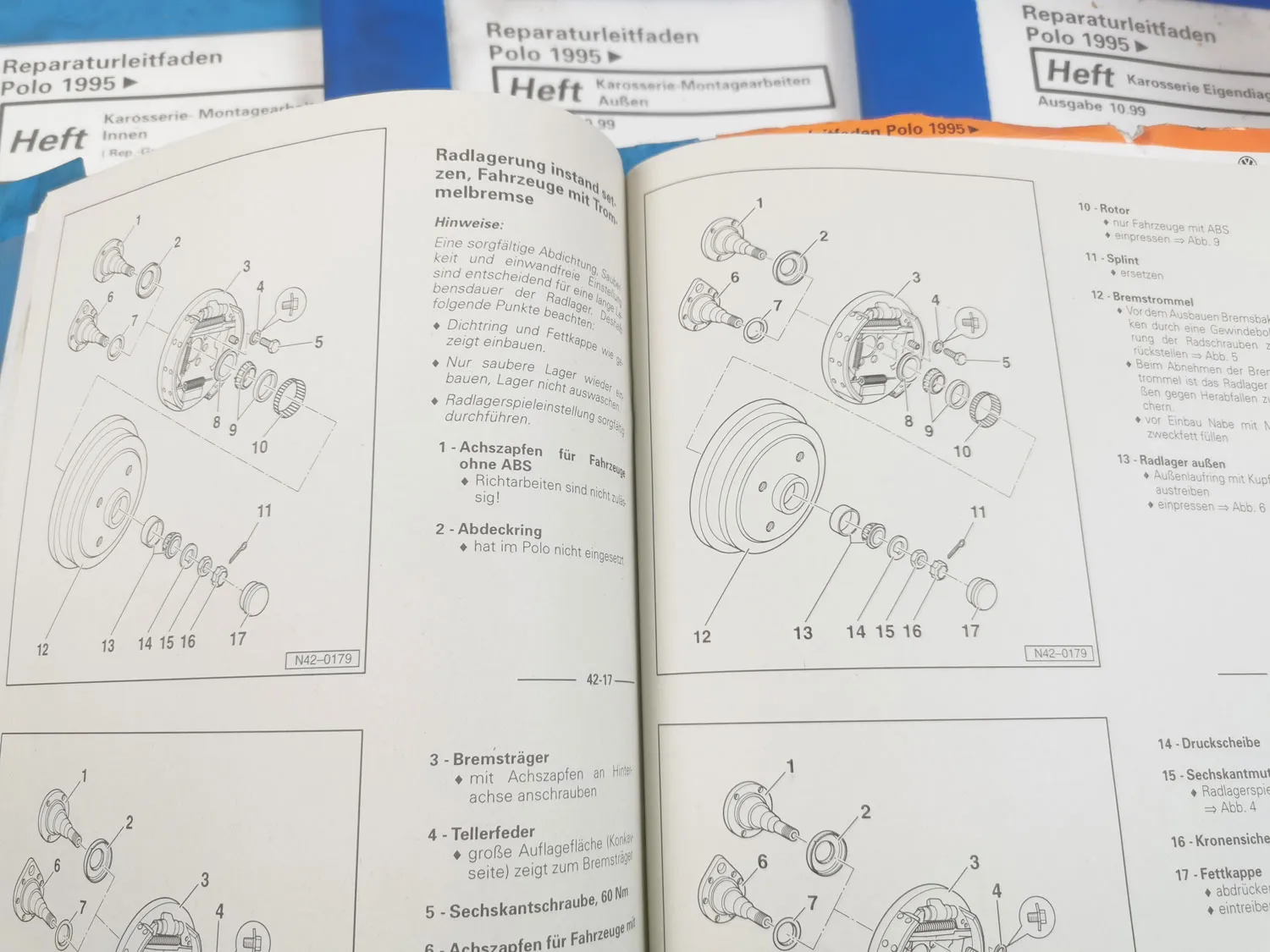Reparaturleitfaden VW Polo 3 6N 6N2 Werkstatthandbuch 6x Reparaturanleitung
