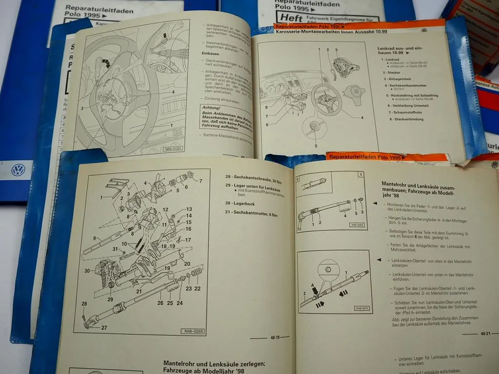 Reparaturleitfaden VW Polo 3 6N 6N2 Werkstatthandbuch Reparaturanleitung