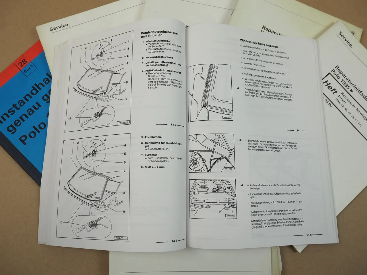 Reparaturleitfaden VW Polo 3 6N ab 1995 Reparaturanleitung Karosserie Fahrwerk