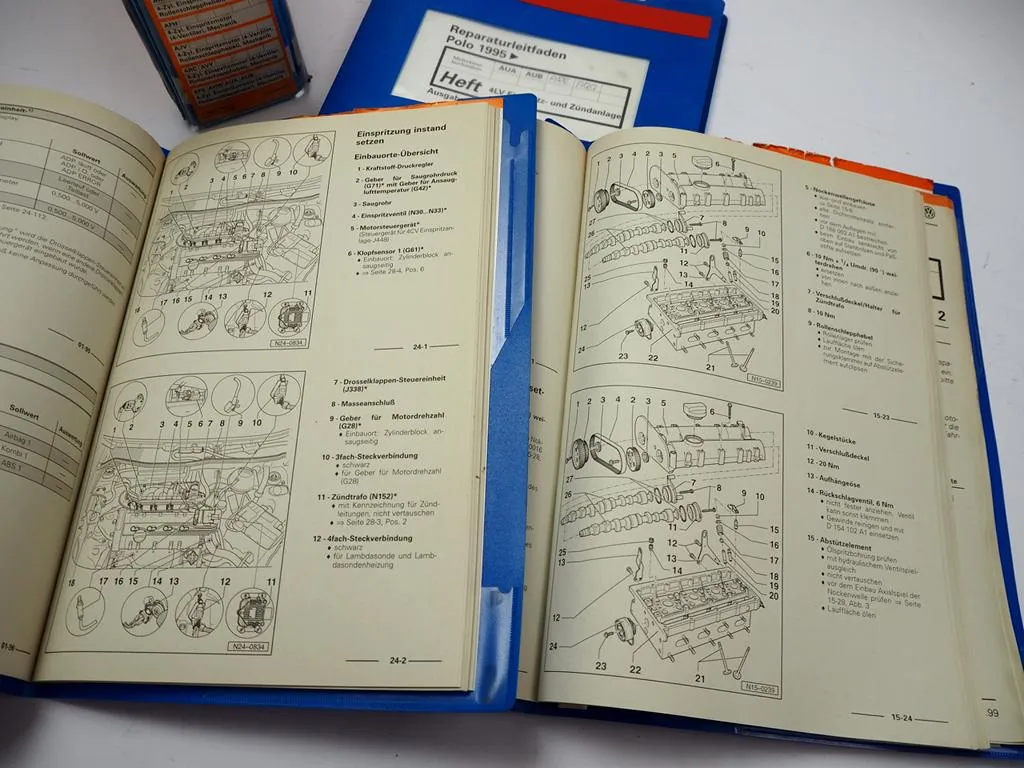 Reparaturleitfaden VW Polo 6N2 1,4l Einspritzmotor AFK AHW AUA AUB APE AQQ