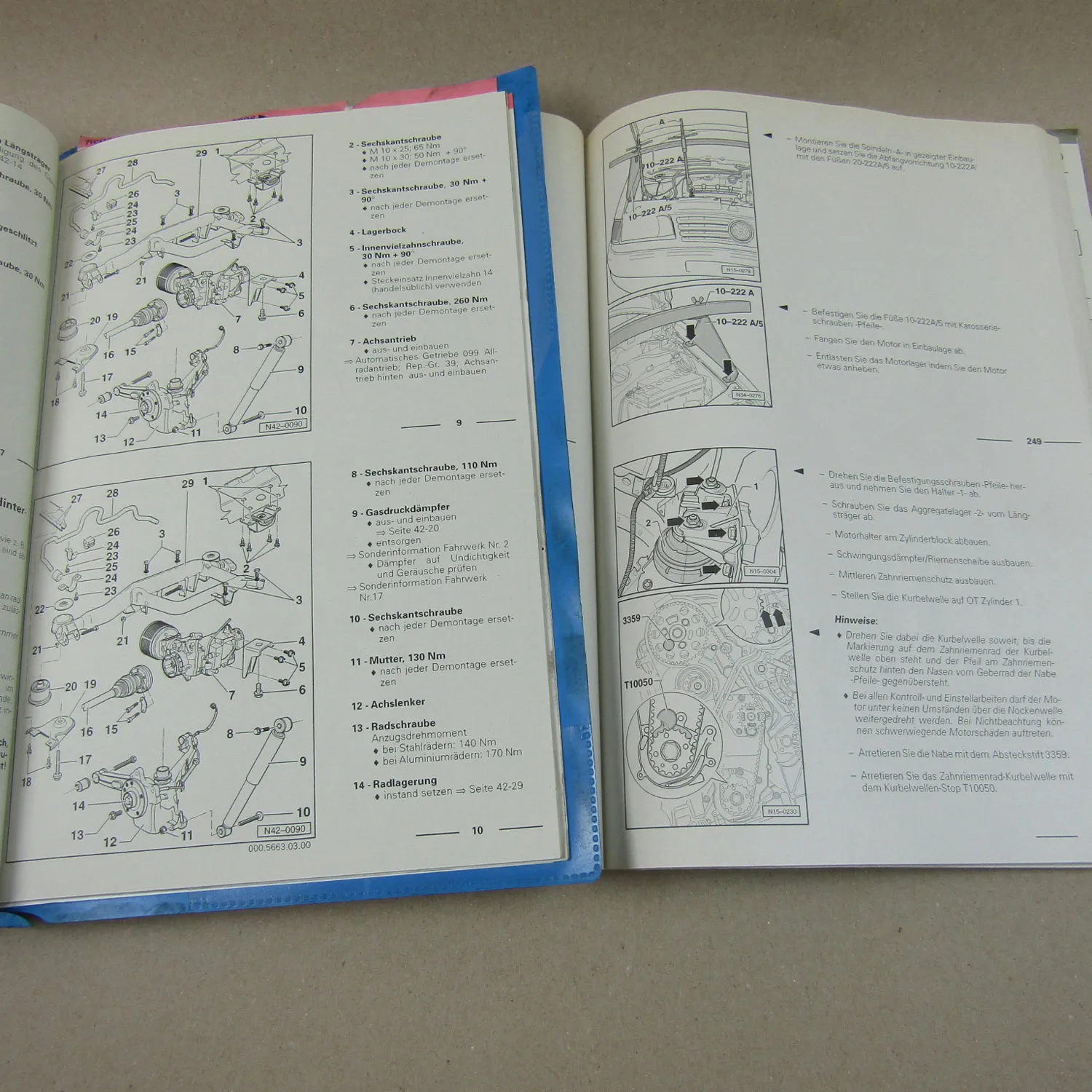 Reparaturleitfaden VW Sharan ab 1997 7M Instandhaltung Fahrwerk Schaltgetriebe