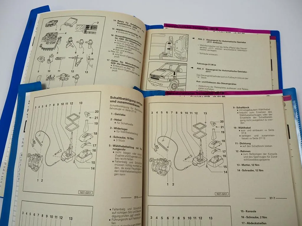 Reparaturleitfaden VW T4 Automatik Getriebe 01P ab 01.95 Drehmomentwandler