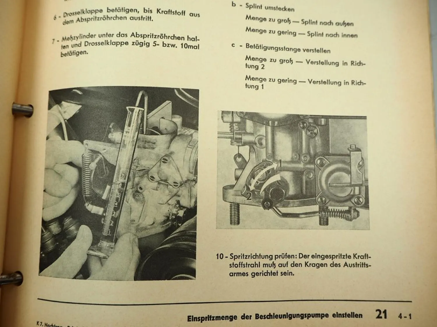 Reparaturleitfaden VW Typ 1 2 Käfer T2 Bus Kraftstoffanlage 1973 Werkstatthandbuch