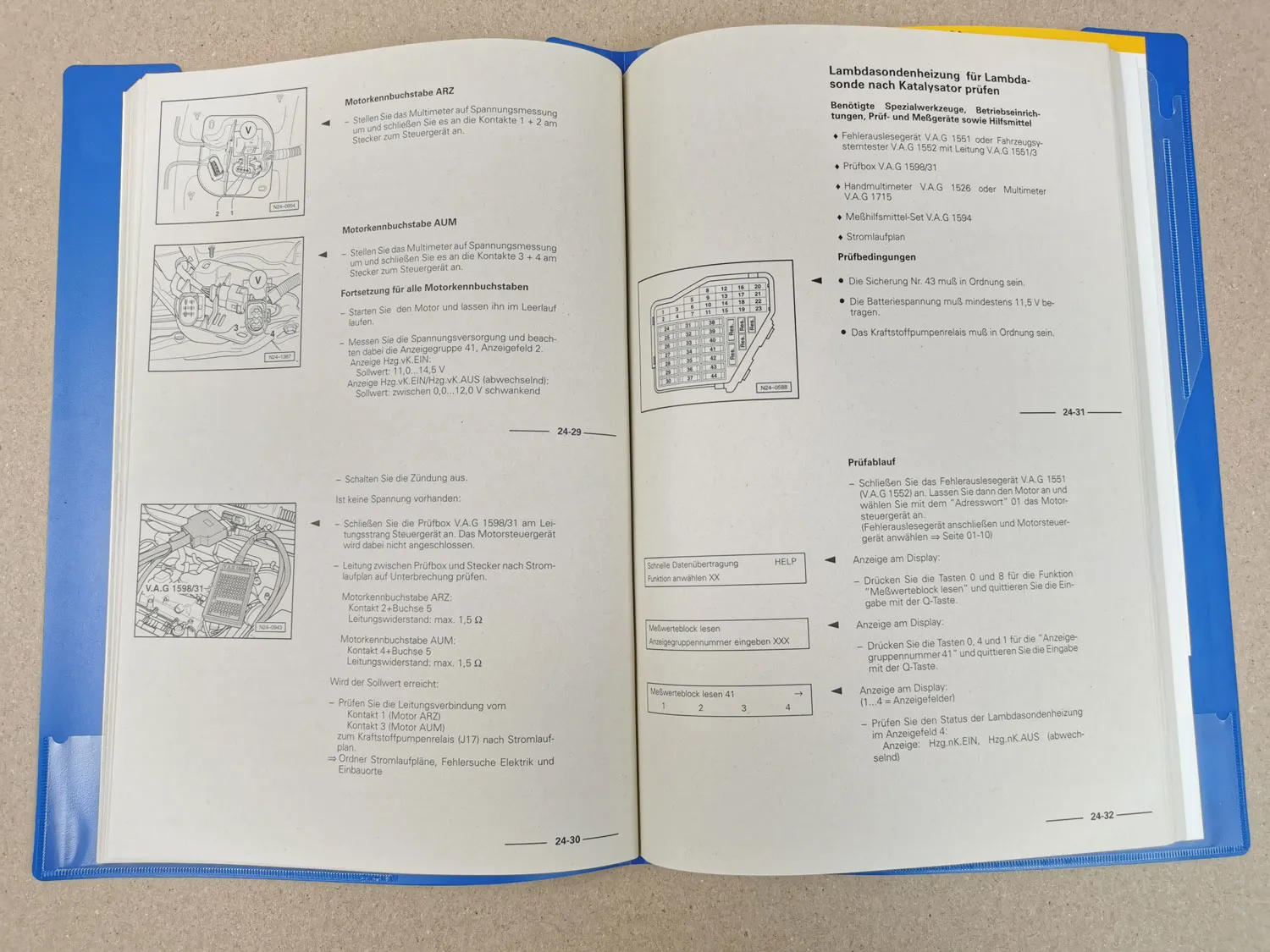 Reparaturleitfdaen VW Golf 4 GTI 1,8 l Motor ARZ AUM Motronic Einspritzanlage