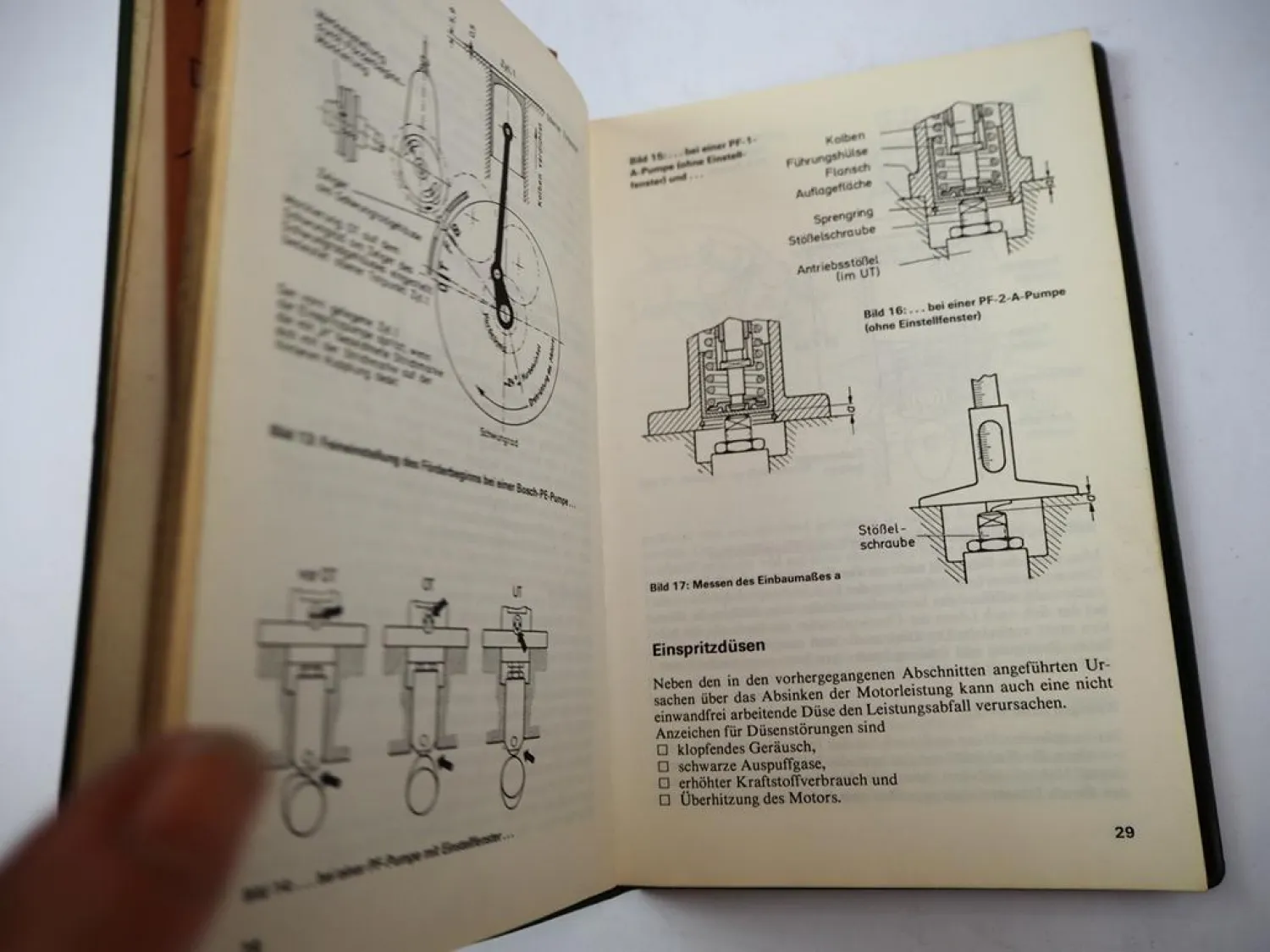 Reparatur- und Einstelltabellen für Motoren in Schleppern H. Meyer Band 1 von 1972