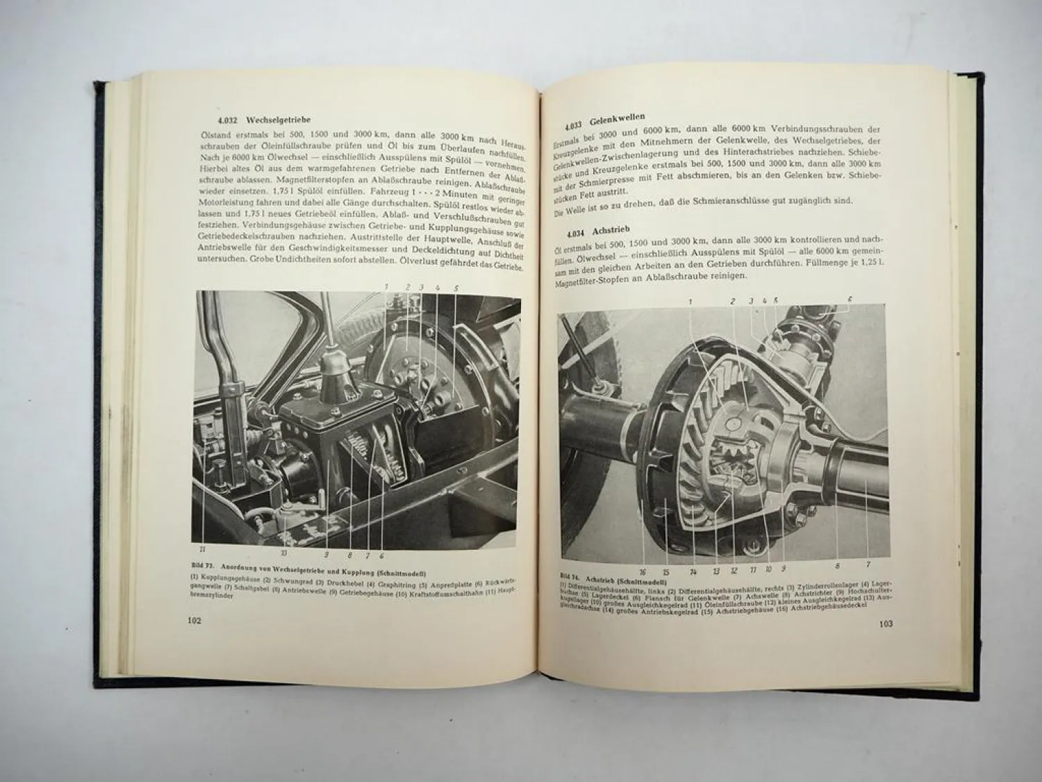 Robur Garant 30K Lastkraftwagen Betriebsanleitung Bedienung Wartung 1958