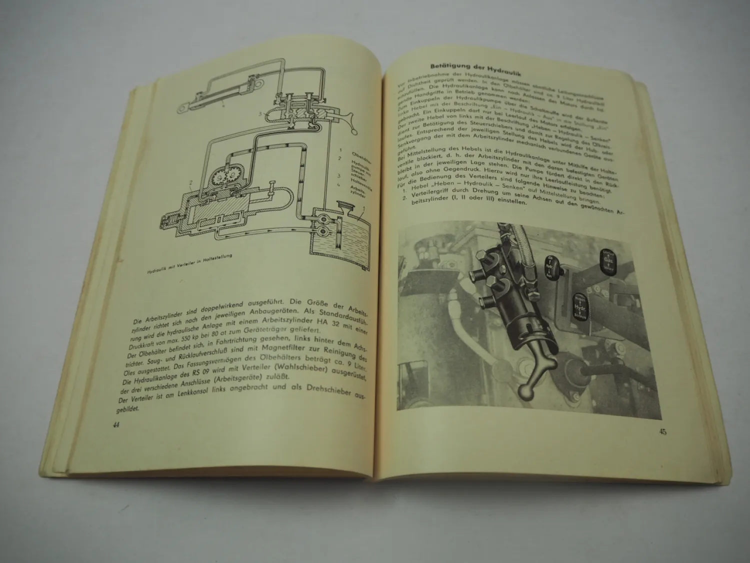 RS 09 -2 Geräteträger Betriebsanleitung Bedienungsanleitung 1962