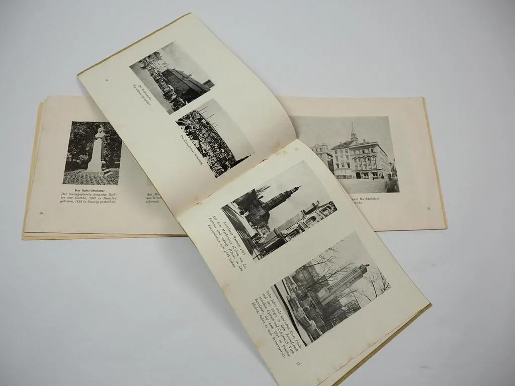 Rund um Bunzlau Schlesien 1. und 2. Bilderserie Bunzlauer Heimatzeitung ca. 1950