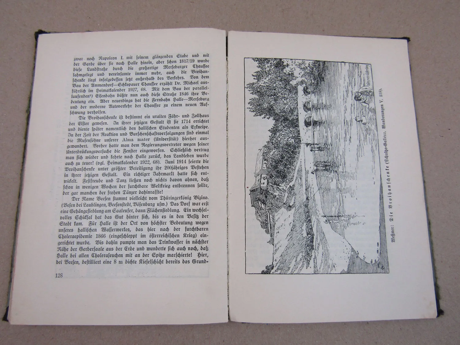 Rund um Halle Saale 1928 Wanderungen und Geländespiele