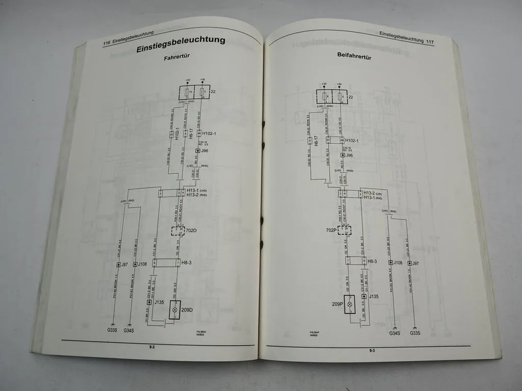 Saab 9-3 2004 9440 Elektrische Schaltpläne Schaltplan Elektrik Werkstatthandbuch