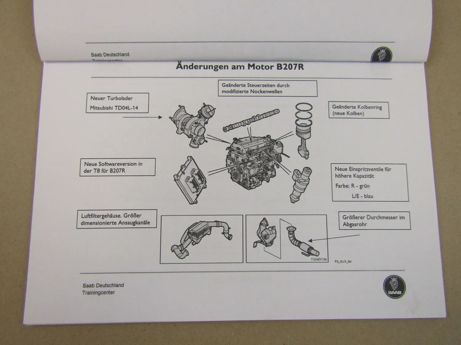 Saab 9-3 9-5 Schulungshandbuch Werkstatthandbuch Modelljahr 2005
