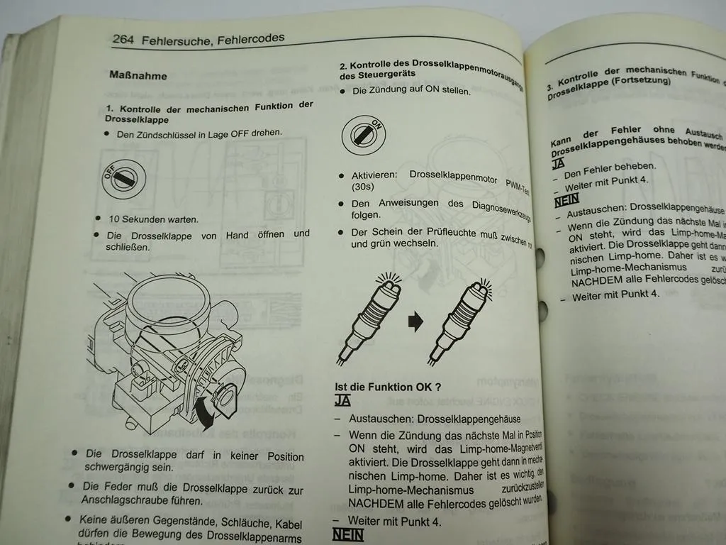 Saab 9-5 1998 Trionic T7 Motorsteuerung Reparaturanleitung Werkstatthandbuch