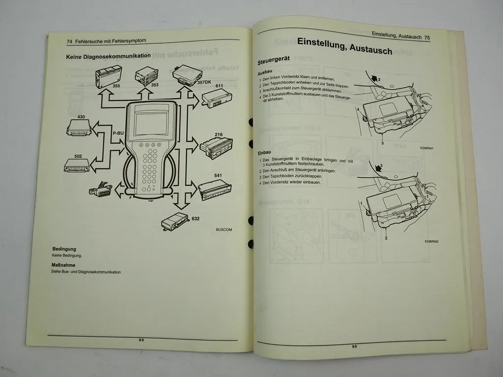 Saab 9-5 1998 TWICE Zentralelektronik Alarm Werkstatthandbuch Reparaturanleitung